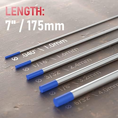 YESWELDER TIG Welding Tungsten Electrode 2% Lanthanated