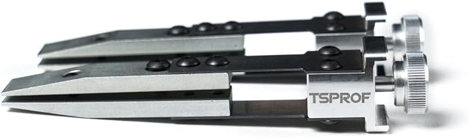 TSPROF Double Fillet Clamp For K03, Kadet, Pioneer Sharpeners Adjustable Spring Type Clamp For Small Knives