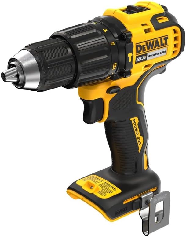 Dewalt DCD798B 20V MAX Brushless 1/2 in. Cordless Hammer Drill Driver (Tool Only) (Renewed)