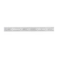 PEC Tools 6" Flexible Metal Ruler, Made from High-Quality Carbon Steel with Satin Chrome Finish, 16R Graduation (1/32", 1/64", 1/50", 1/100"), Trusted by Professionals, Made in USA