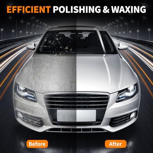 Buffer Polisher 1600W 6"/7" Rotary Car Wax Polisher 7-Speed