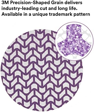 3M Xtract Net Disc 710W, 80+, 6 in, Die 600Z, Pack of 50 Hook and Loop Sanding Discs, Virtually Dust-Free, Premium Option for Metal, Wood, Composites, Stock Removal, and Fine Finishing