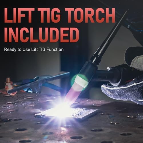 YESWELDER 165A MIG Welder and Lift TIG Torch, 110V/220V MIG/Flux Core MIG/Lift TIG/Stick