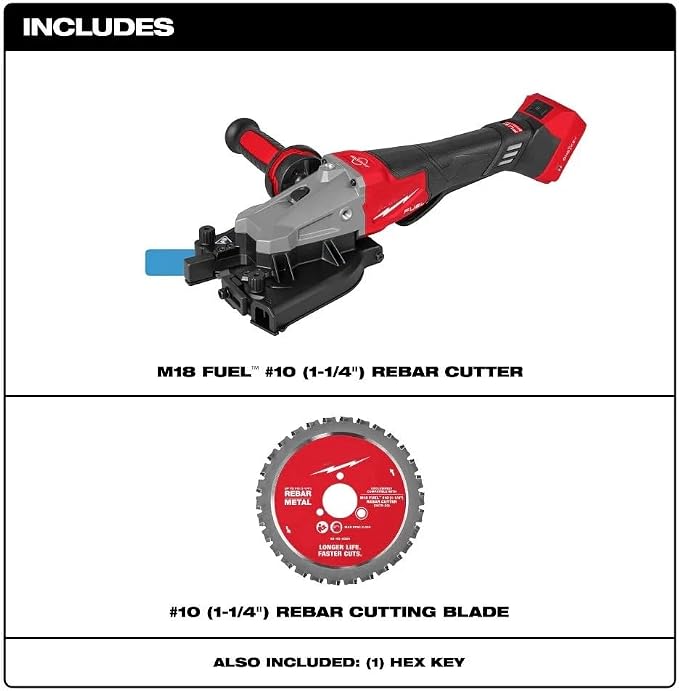 3675-20 Brushless Rebar Cutter for Milwaukee M18 FUEL 18V #10 1-1/4" Cordless Rebar Cutter - Bare Tool