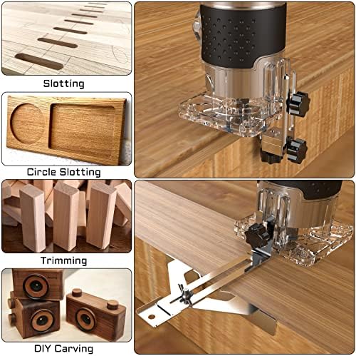 TwoWin Router Tool, 110V-120V 800W Compact Wood Router Tool for Woodworking