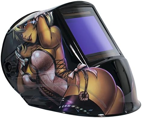 TGR Extra Large View True Color Auto Darkening Welding Helmet - 4"W x 3.65"H (Anime)