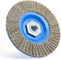 4.5" Diamond Flap Disc,Plastic Back Grinding Wheel for Marble,Ceramics,Sander Tile,Stone,Glass,Concrete(Grit 60-1pc)