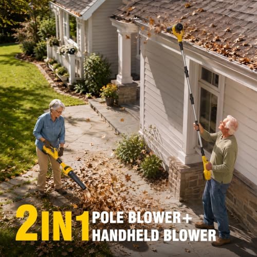 Cordless 2 in 1 Leaf Blower for DeWalt 20V Battery(Tool Only)