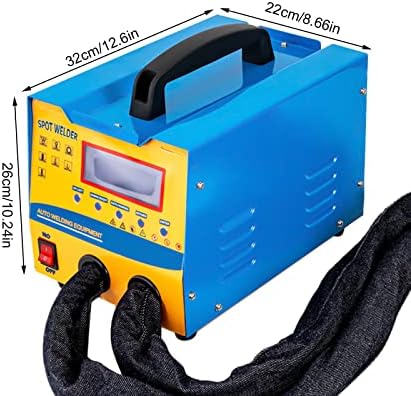 3000W Spot Welder Dent Puller Kit, 110V Spot Welder Dent Puller 7 Models Spot Welding Machine Practical Display Non-Slip Foot Pads Stud Welding Function Automatic Pulse System for Dealerships