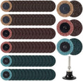 46 PCS Sanding Discs 2 Inch Quick Change Sanding Discs Die Grinder Sanding Disc Fine Coarse Medium Surface Conditioning Discs for Burr Finish Rust Paint Removal