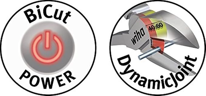 Wiha Z18020005SB Bi Cut Professional High Performance-Side Cutter with Dynamic Joint, Multi-Colour, 200 mm