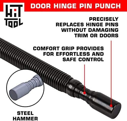 HIT Tool - Spring Punch Pin Set - Four Tip Sizes - Steel