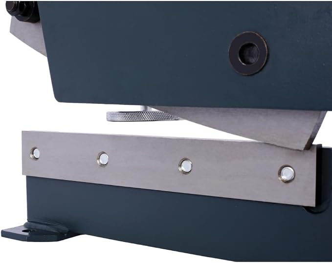 Metal Shears, Heavy-Duty Sheet Metal Cutter for Industrial Use, Hand Plate Shear, High Carbon Steel Blade, Effortless Cutting, Shrinker Stretcher Compatible, Workbench Mountable (12-Inch)