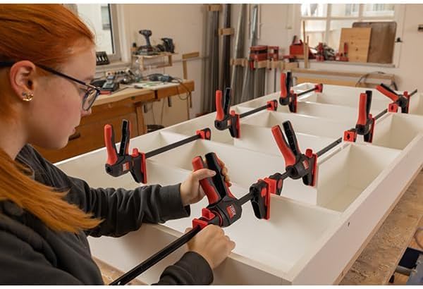 BESSEY EHKL360, 18 In., Trigger Clamp and Spreader 360 Rotating Handle One-Hand Bar Clamps