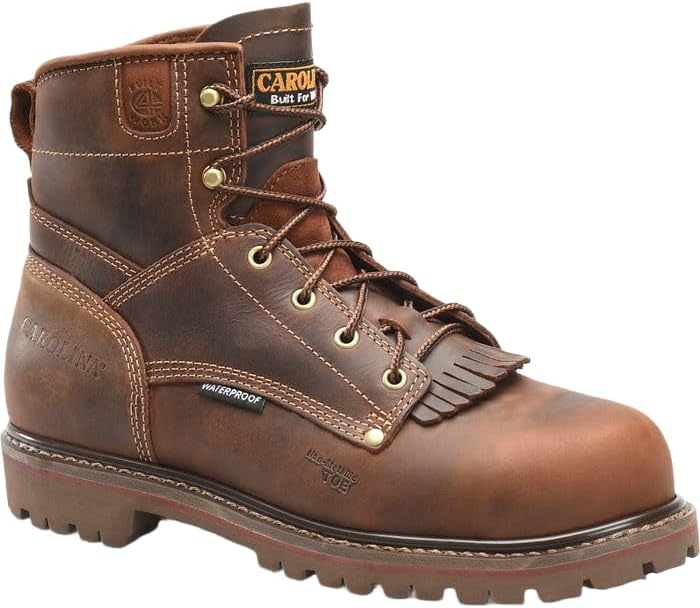 Carolina 28 Series 6" Waterproof Men's Work Boots, Composite Toe