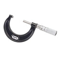 Starrett Outside Micrometer with One-Piece Spindle, Satin Chrome Finish and Tapered Frame - Quick and Easy Adjustment, 1-2" Range, .0001" Graduation - T436.1XFL-2