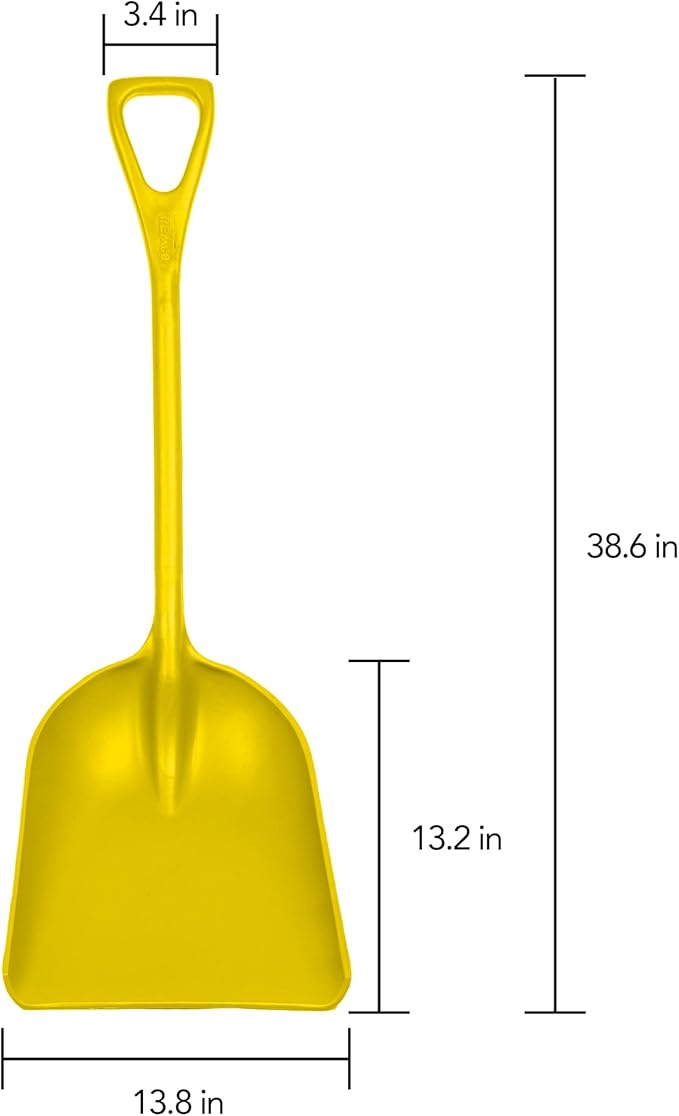 Remco 69826 Shovel,One-Piece,14",PP,Yellow
