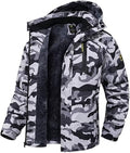 QPNGRP Mens Waterproof Ski Snowboard Jacket Winter Windproof Snow Coat