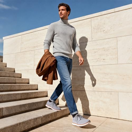 Bruno Marc Men's KnitFlex Breeze Casual Dress Sneakers