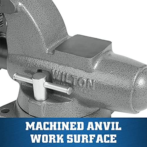 Wilton Pipe & Bench Vise, 4-1/2" Jaw Width, 6" Max Jaw Opening, 4-3/4" Throat (Model C-1)