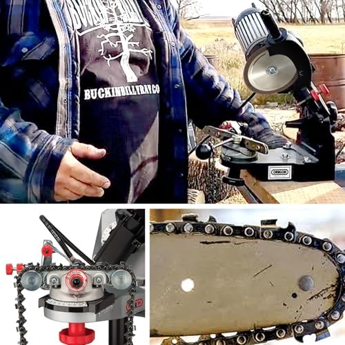 CBN Chainsaw Grinding Wheel, 5-3/4" Diameter, 1/8" Thick, 7/8" Arbor, 80 Grit, Fits 3/8" and .325 Pitch Steel Chains(1/8" Thick)