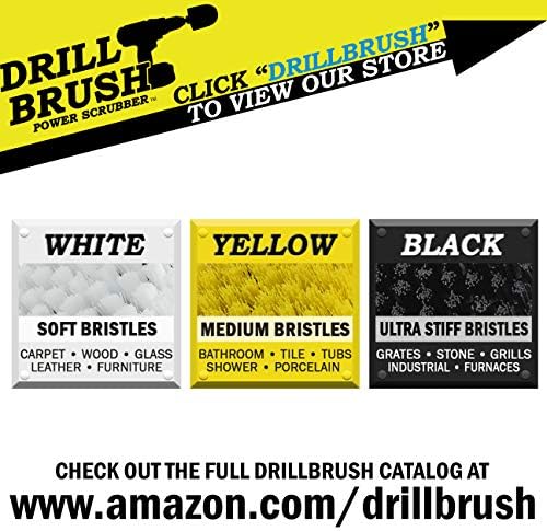 Outdoor Concrete Brush - Driveway Cleaner Scrub Brush for Rotary Polisher
