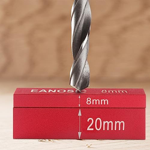 EANOSIC Metric Setup Blocks Height Gauge Set, 15pcs Precision Aluminum Setup Bars Guage Block Set for Router and Table Saw Accessories Woodworking Set Up, Bars Include Laser Engraved Size Markings