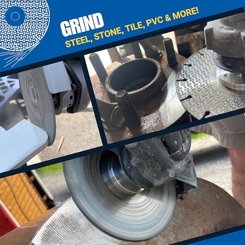 Bad Dog Tools 6" Flange HDII Multipurpose Flush Cut/Grind Diamond Wheel