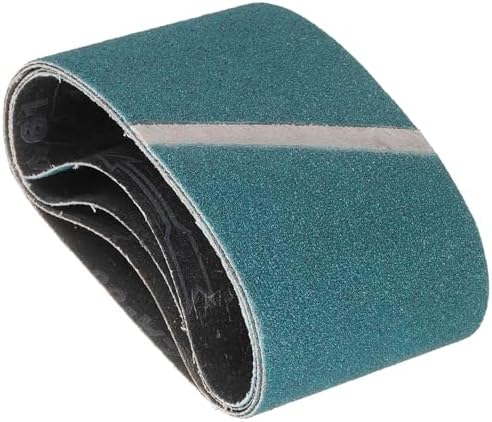 4 Pcs Sanding Belts 3 x 21 Inch 80 Grit Zirconia