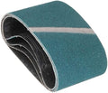 4 Pcs Sanding Belts 3 x 21 Inch 80 Grit Zirconia