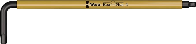 Wera 05133165001 950/9 HEX-PLUS MULTICOLOUR 3 L-KEY SET, METRIC, BLACKLASER, 9 PIECES