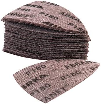 Mirka Abranet Delta Triangle Sanding Discs 4x6x6 Inch 50 pcs