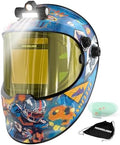 YESWELDER Auto Darkening Welding Helmet with LED, 180° View, LYG-Q800D-AF