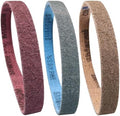 1x30 Non Woven Surface Conditioning Sanding Belts, 3 Pack