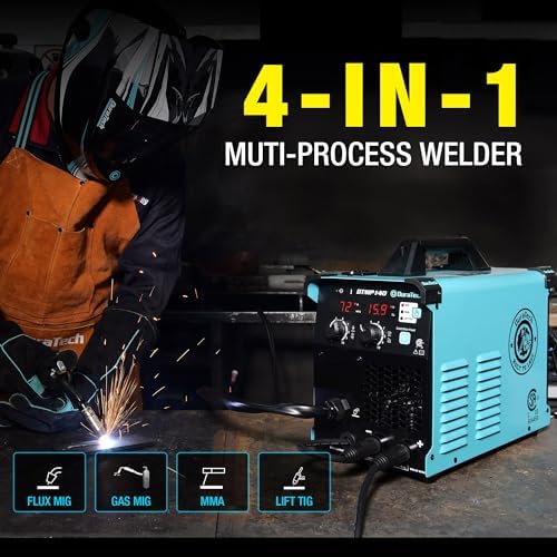DURATECH 140Amp MIG Welder, 120V 4-in-1 Welding Machine with Welding Gun