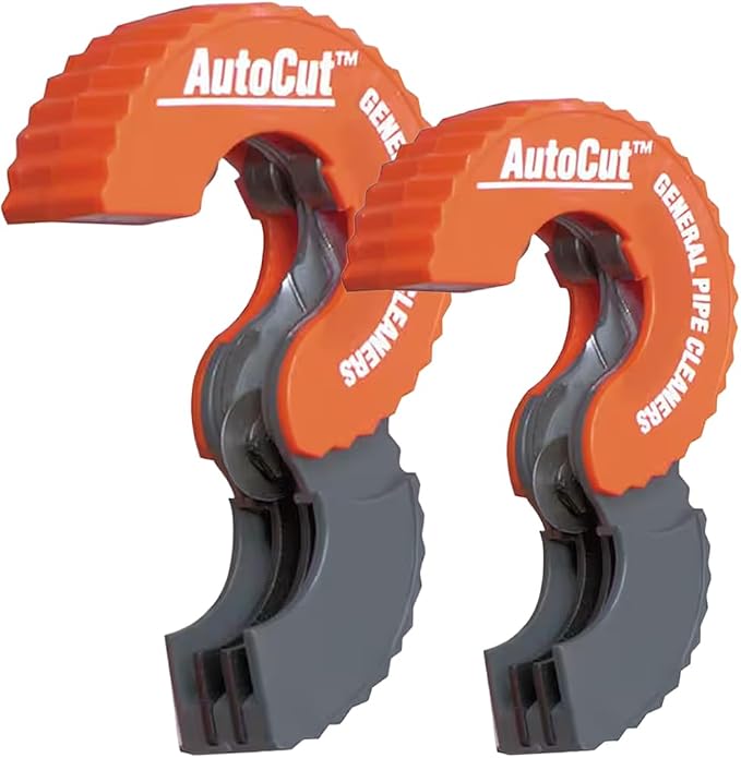 General Pipe Cleaners ATC-2PK AutoCut 2-Piece Copper Tubing Cutter Kit (1/2" & 3/4" Cutters)