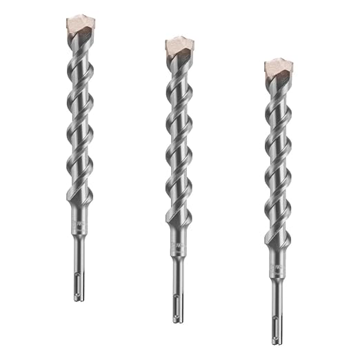 BOSCH HC2146 7/8 in. x 8 in. x 10 in. Bulldog SDS-Plus Rotary Hammer Bit (Pack of 3)
