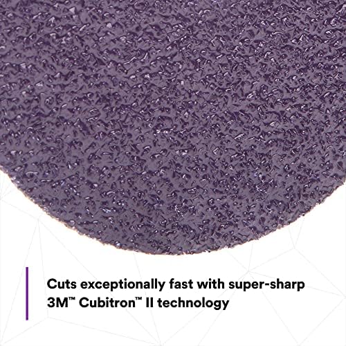 3M Cubitron II Abrasive Fibre Disc, 33416, 5 in x 7/8 in, 80+ Grade