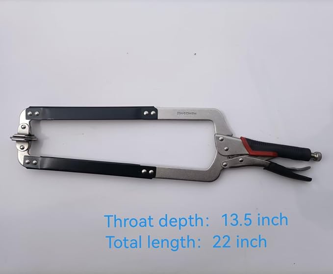 Xiao & Dao Pro Locking C-Clamp with Swivel Pads, 22 inch (560mm) | Woodworking, Welding, Repairing, Installation, 1PC