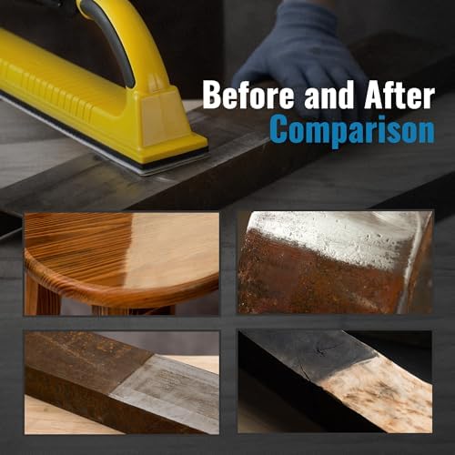 S SATC 2-3/4" x 15-3/4" Adjustable Radius Longboard Flexible Sanding Blocks with Hook & Loop Backing and PSA Sandpaper Conversion Adapter Pad for Sanding Auto Body Woodworking