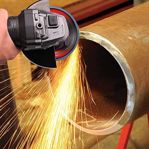 EZARC Flap Discs 40 Grit, 4 1/2 x 7/8-Inch Flap Sanding Disc, Type 29 Zirconia Grinding Wheel for Stainless Steel, Sheet Metal (20 Pack)