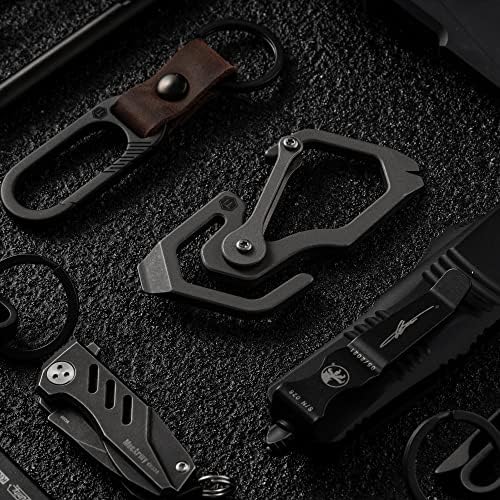 KeyUnity Titanium Carabiner Keychain Multitool Tool