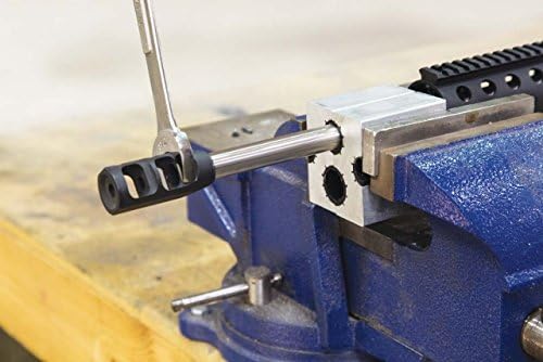 Wheeler Universal Barrel Clamp Constructed from Aircraft Grade Aluminum with Non-Marring Surface for Firearms and Gunsmithing, Silver