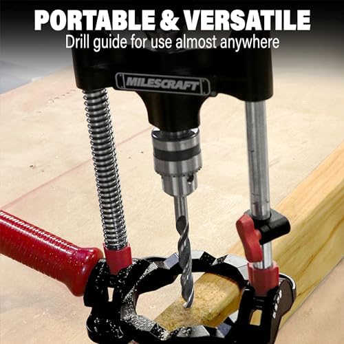 Milescraft DrillMate Portable Drill Guide Adjustable Precision Drilling Jig, EACH (Pack of 10)