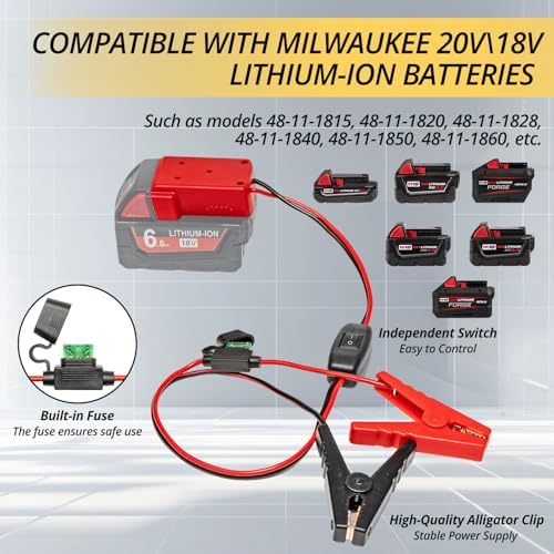 5.8L/Min Oil Transfer Pump Compatible with Milwaukee M18 Battery