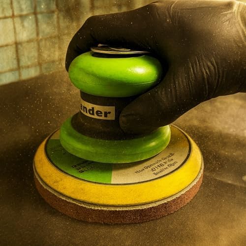 LiME LiNE 6" Scuffing Pads, Hook & Loop for Orbital Dual Action Sanders (Red 8 Pack)