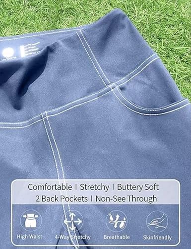 VOOVEEYA Women's Bootcut Leggings - Bootleg Yoga Pants Flare with 4 Pockets