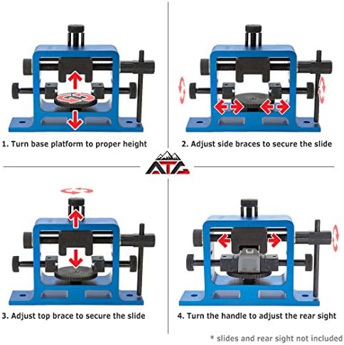 ATG Heavy Duty Universal Pistol Dovetailed Rear Sight Pusher Tool