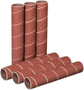 POWERTEC 11211-P2 4.5 Inch Sanding Sleeves for Spindle Sander, 120 Grit, Aluminum Oxide Sandpaper Diameter 3/4 Inch – 6 Pack