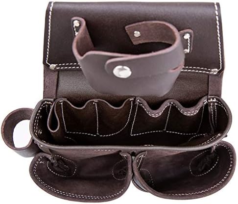 LAUTUS Oiled Tanned Rig Tool Belt/Pouch/Bag, Carpenter, Construction, Framers, Handyman, Electrician